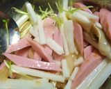 おさかなソーセージの酢の物　わさび梅風味作り方7写真