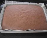フワフワ♪ミニチョコロールケーキ作り方9写真