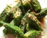 【簡単胡麻和え】オクラの胡麻和え作り方3写真