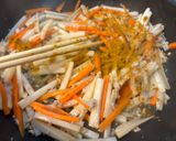 れんこんきんぴら、カレー味。作り方4写真
