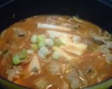 牛肉ダシを使ったチゲ作り方4写真
