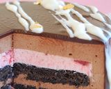 苺＆チョコレートのふわふわムースケーキ作り方23写真