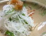 大根の梅しそサラダ。作り方4写真