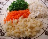 簡単♡たっぷり野菜のカリカリお焼き☆作り方1写真