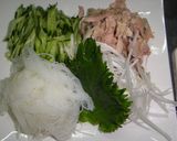 切って巻くだけ!簡単棒々鶏風しそ生春巻き作り方5写真