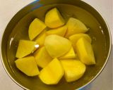 琉球紅じゃがで肉じゃが作り方1写真
