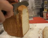 焼き立て食パンの上手なスライスの仕方♪作り方3写真