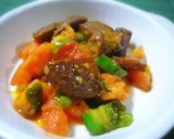 ✿トマト＆ハンバーグの簡単ランチ✿作り方4写真