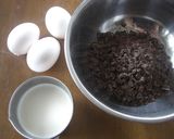 炊飯器で簡単☆しっとり濃厚チョコケーキ☆作り方1写真