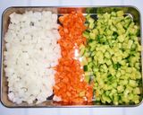 お野菜も一緒に食べる　カラフル納豆作り方1写真