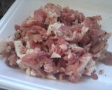 ブロッコリーと豚肉のペペロンチーノ作り方1写真
