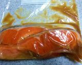 鮭の青じそ風味・味噌漬け焼き　作り方2写真