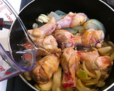 鶏手羽元と玉ねぎの和風煮込み作り方4写真