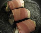 牡蠣のベーコンチーズ巻き(和風)作り方5写真