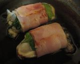 牡蠣のベーコンチーズ巻き(和風)作り方6写真