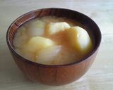 男の料理 じゃがいもとたまねぎのみそしる作り方4写真