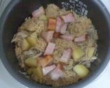 ベーコンとじゃがいもの炊き込みご飯作り方4写真
