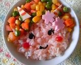 節分☆キャラ弁？クレイジー頭の小鬼ちゃん作り方5写真