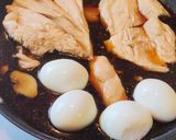 めんつゆで簡単✨鶏むねチャーシューと煮卵作り方6写真