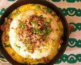 鉄板ｄｅ肉そぼろチャーハン作り方4写真