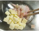 大人酒肴★甘エビとチーズのレモン塩仕立て作り方3写真