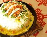 鉄板ｄｅ肉そぼろチャーハン作り方5写真