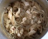 鶏ささみ肉と 白滝 エノキの ごま味噌煮✿作り方7写真