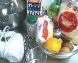 CHIFFONなカップケーキ♪オレンジ編（全卵使用）作り方1写真