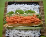 ハートが可愛い！魚ニソの彩りサラダ巻き♡作り方7写真