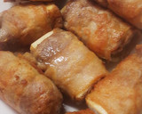 ボリューム満点！厚揚げの肉巻き照り焼き作り方3写真