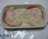 ハムとジャガイモのミートソース重ね焼き作り方3写真