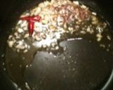 春菊とアンチョビのパスタ作り方2写真