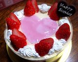 * バニラとベリーのケーキ *作り方26写真