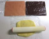 苺＆ココアのストライプクッキー作り方3写真