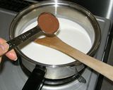 簡単！妊婦のおやつ～牛乳寒天（ココア）作り方2写真