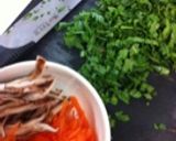 ササミと春菊の胡麻和え作り方1写真