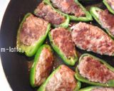魚肉ソーセージで量増し！ピーマンの肉詰め作り方3写真