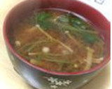えのきとみつばのお味噌汁♪作り方5写真