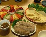 プルップル豚バラ肉の煎茶煮・野菜と巻いて作り方9写真