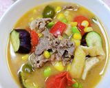 野菜タップリ夏の豚汁美味♬作り方8写真