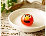 青色ご飯でキャラ弁☆クッキーモンスター作り方6写真