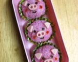＊キャラ弁＊ 三匹のこぶた♪作り方7写真