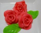 * バラの花 ❤ プラスチックチョコ♪作り方9写真