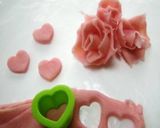 * バラの花 ❤ プラスチックチョコ♪作り方11写真