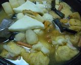 おでんの種の巾着うどん☆作り方4写真