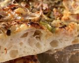 秋の味覚満載ピザ（こねないパン生地）作り方10写真