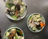 肉無豆腐コク旨クリーミー麻婆味野菜炒め作り方13写真