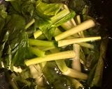 小松菜の柚子胡椒麻婆豆腐作り方1写真