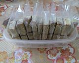 米粉全粒粉よもぎ胡桃Wチョコプラリネ作り方10写真