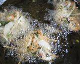 韓国のりと紅しょうが入りかき揚げ作り方4写真